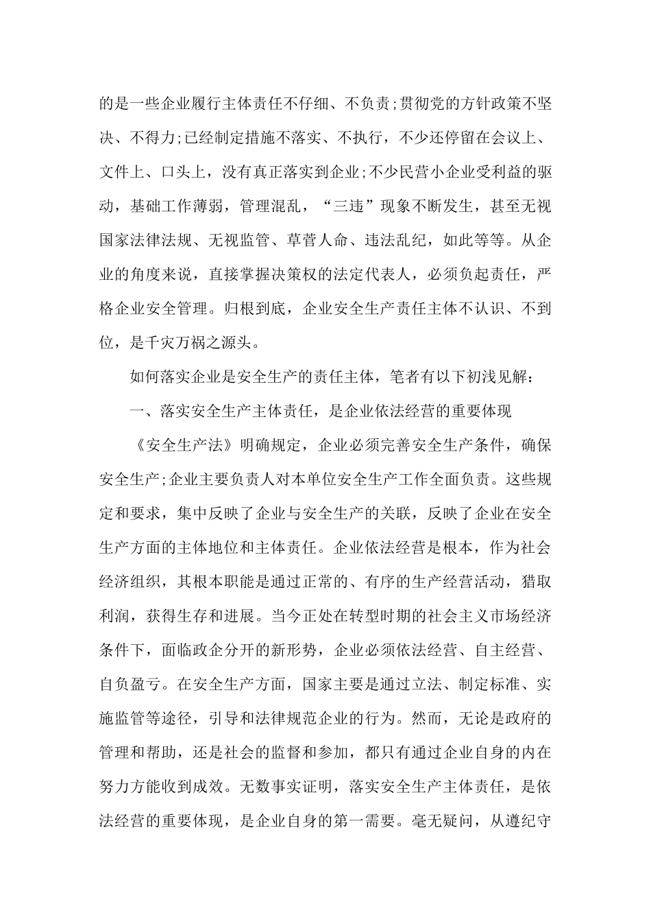 落实安全生产主体责任的重要意义_第2页