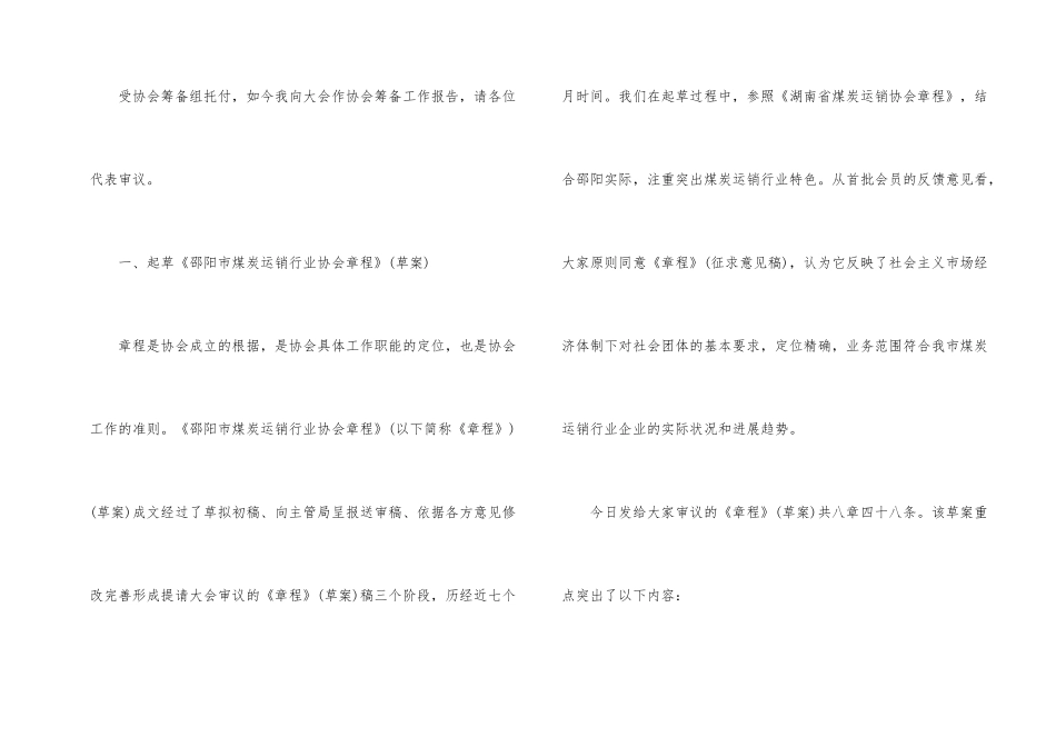 行业协会筹备工作报告_第2页