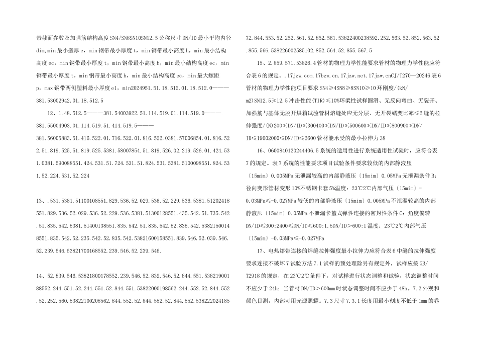 行业标准之聚乙烯塑钢缠绕排水管_第3页