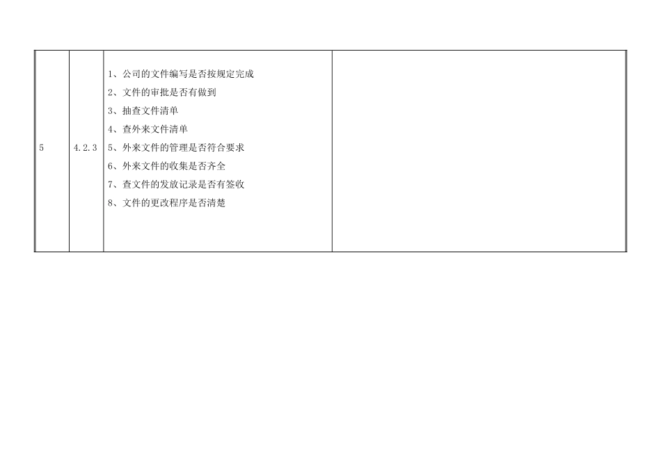 行政部内审检查表_第2页