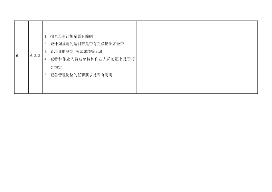行政部内审检查表_第3页