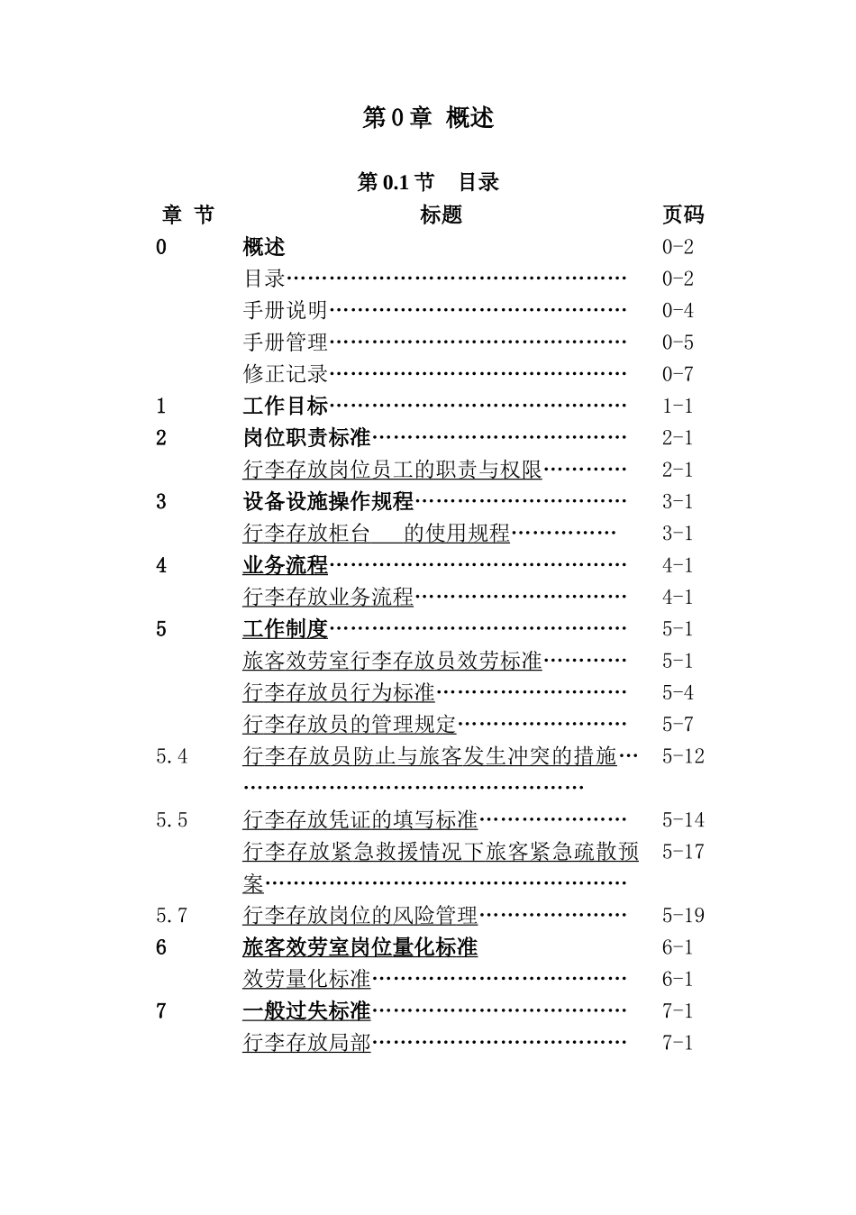 行李寄存部岗位操作手册_第2页