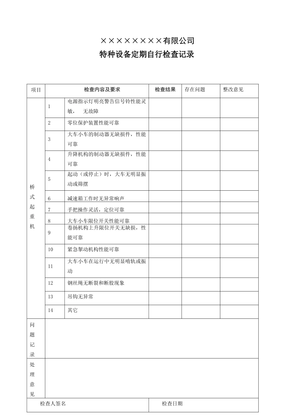 行车自行检查记录_第1页