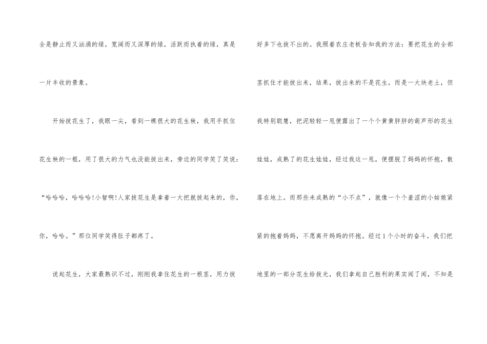 观察花生说明文_第3页