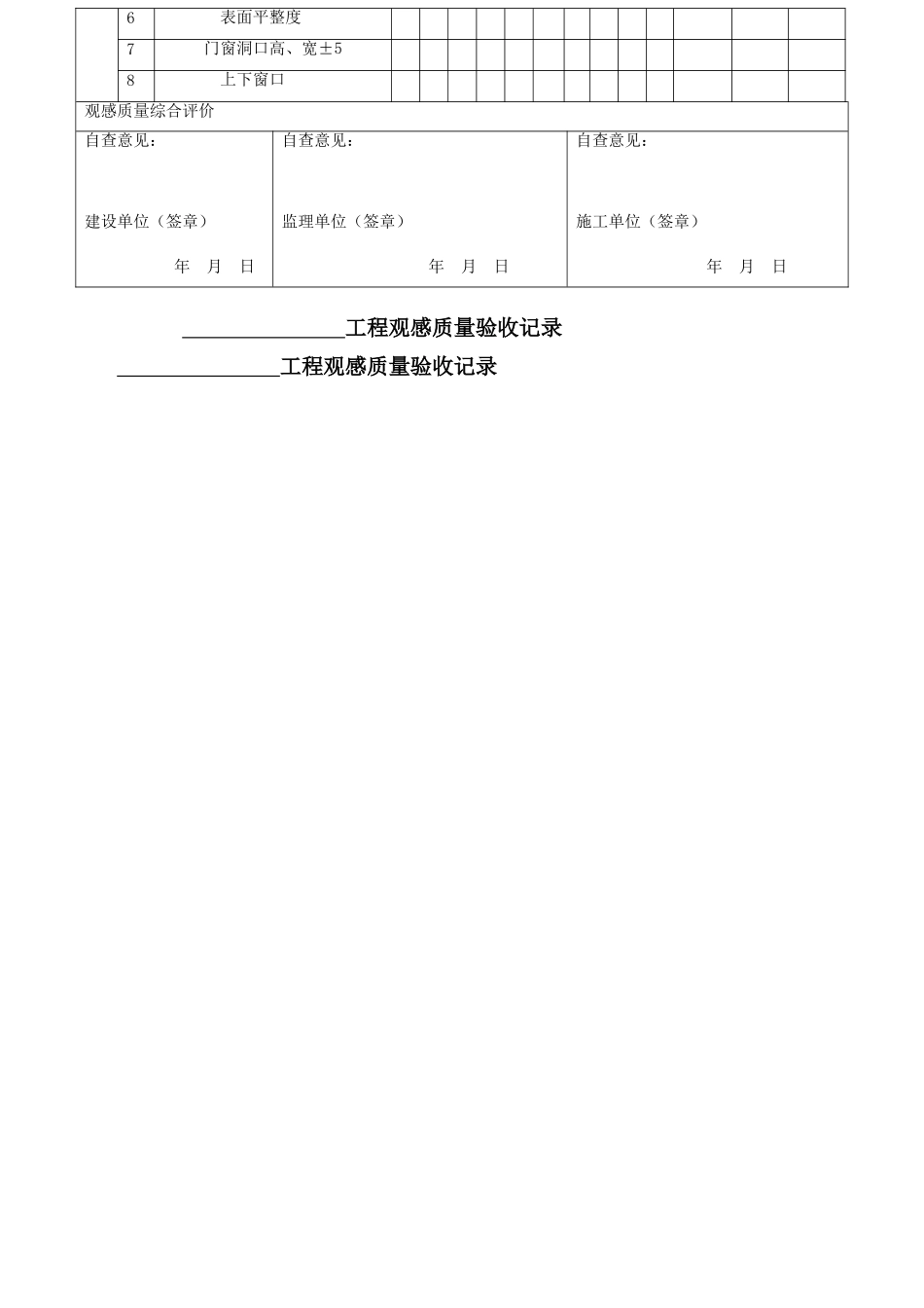 观感质量验收表_第2页