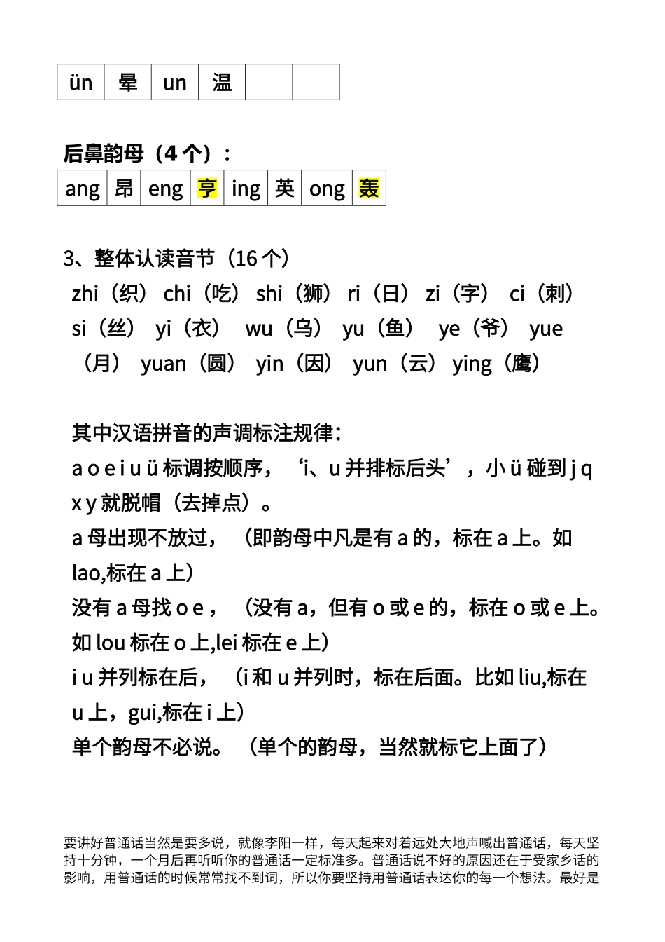 解读声母表和韵母表_第2页