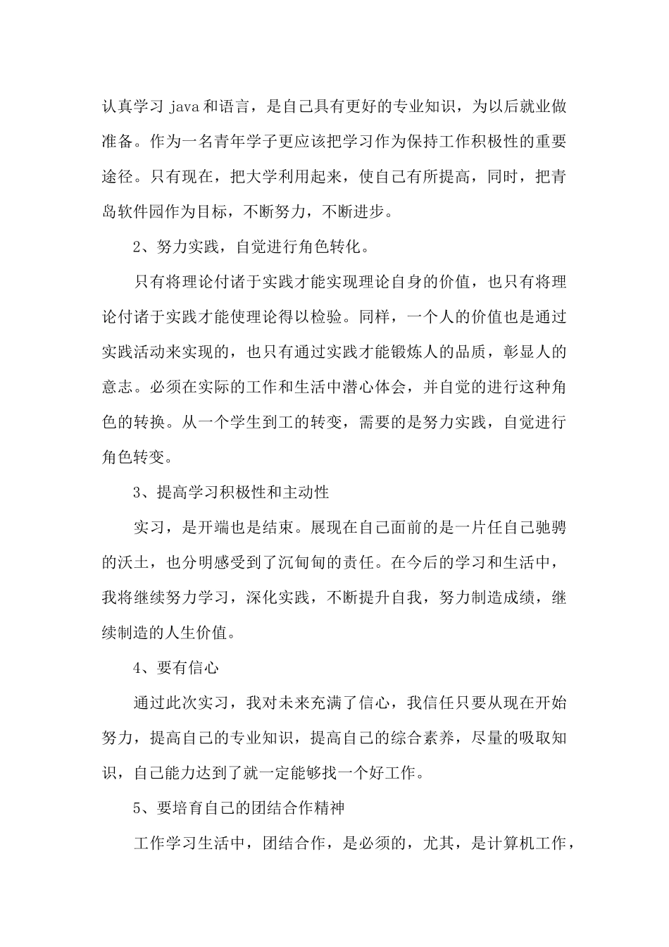 计算机个人实习工作总结5篇_第3页