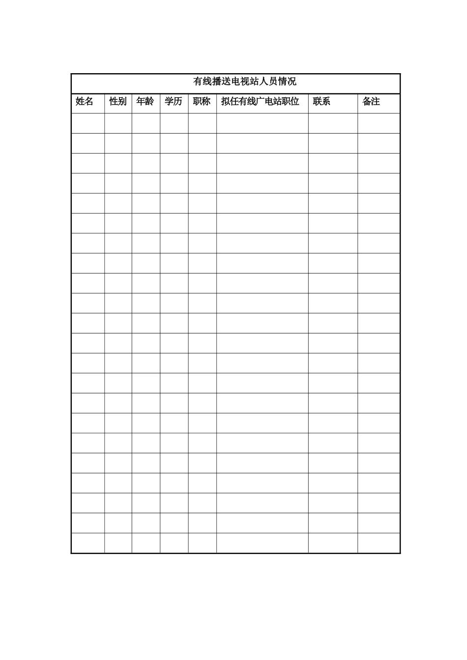 设立乡镇广播电视站申请表doc_第3页