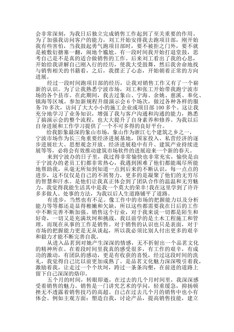 试用期个人工作总结最新5篇精选_第2页