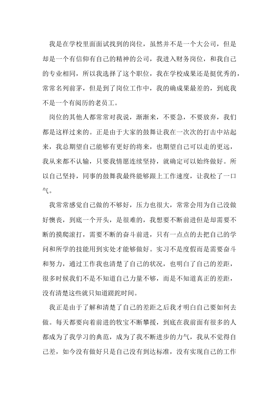 财会实习工作总结_第3页