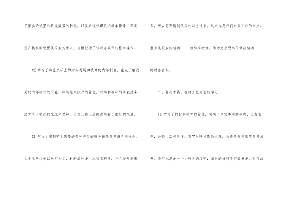 财务个人试用期转正工作总结_第2页