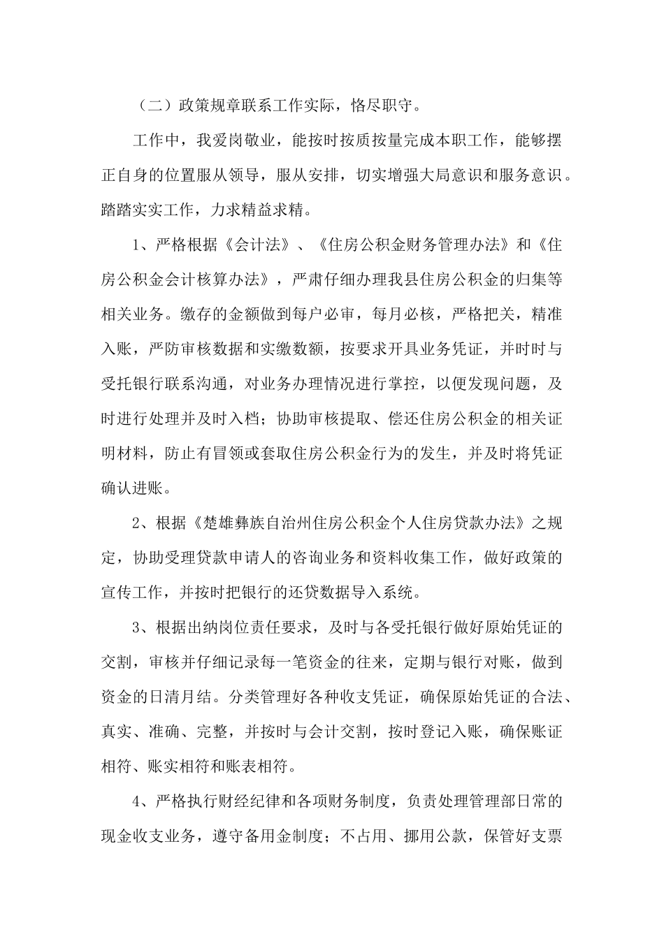 财务出纳个人年终总结三篇_第2页