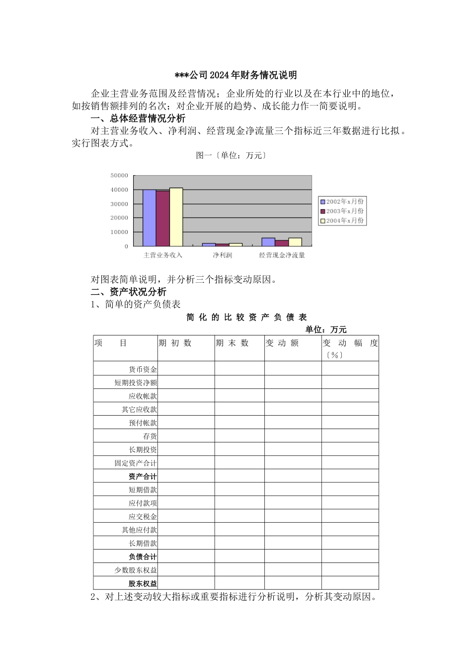 财务分析格式_第1页