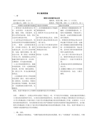 财务审计案例分析doc19