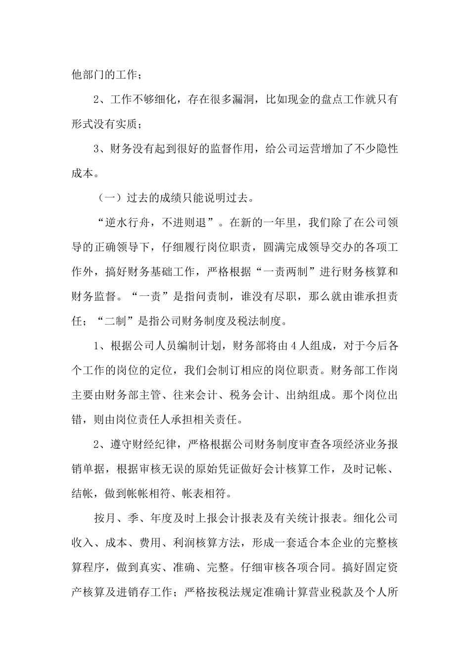 财务经理个人年度工作总结3篇_第3页