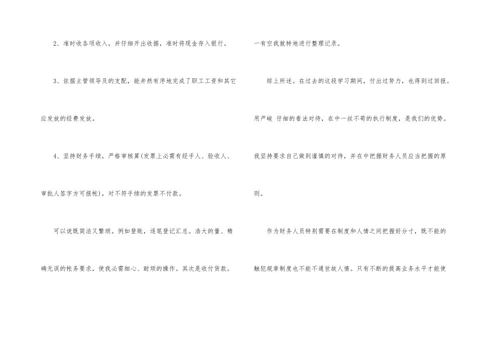 财务试用期转正个人总结_第2页
