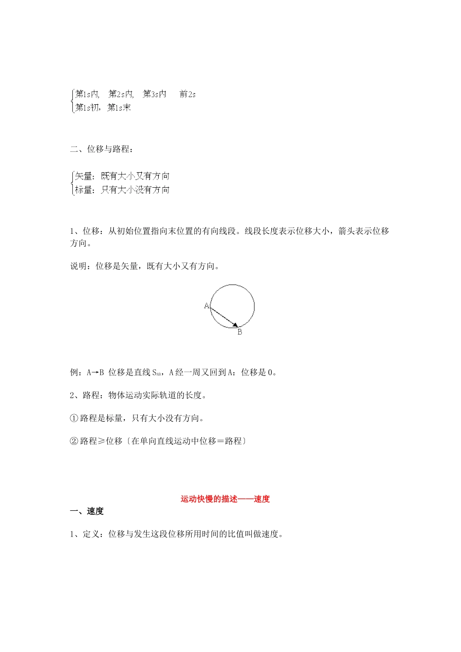 质点参考系和坐标系时间和位移_第3页