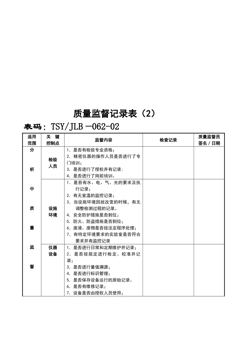 质量监督记录表_第2页
