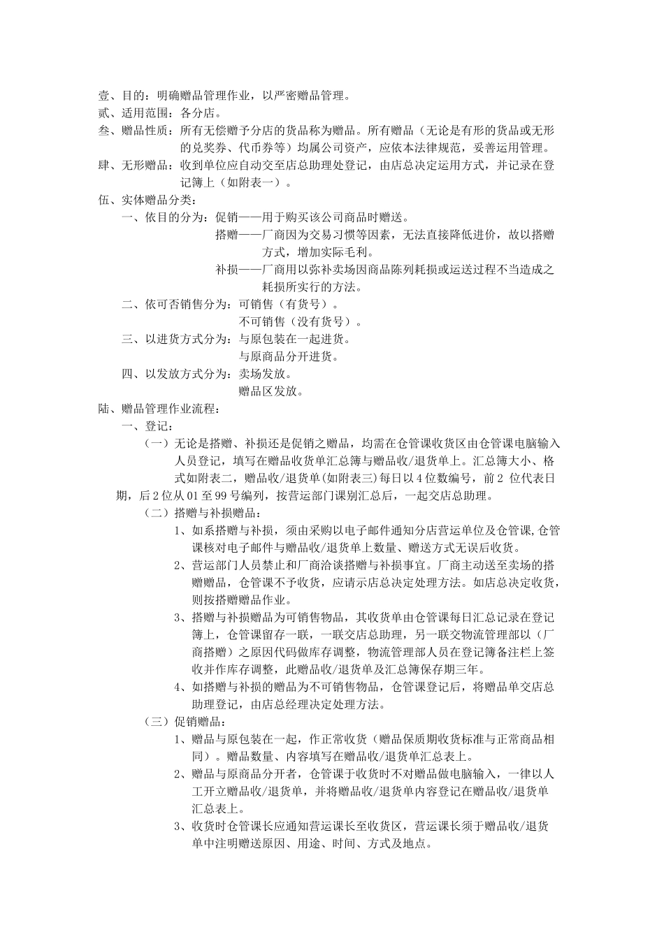 赠品管理作业规范_第1页