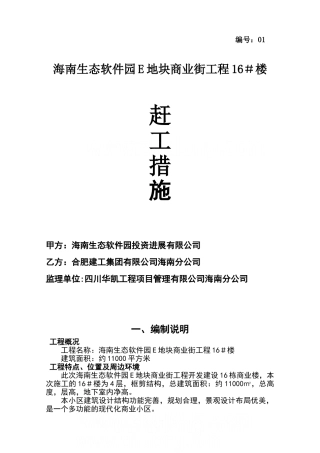 赶工措施方案-(4)