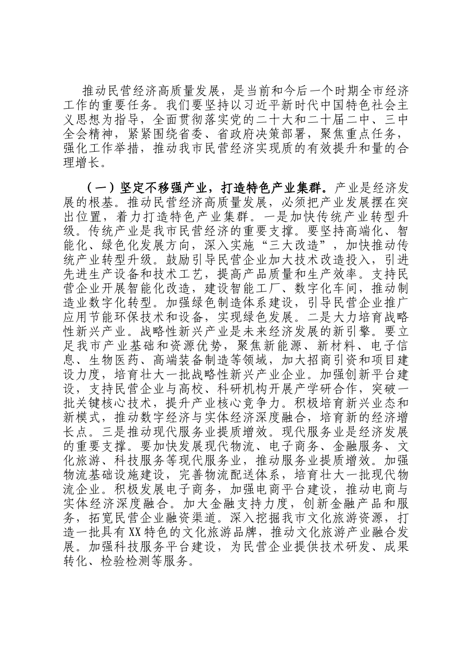 在2025年全市民营企业座谈会上的讲话_第3页