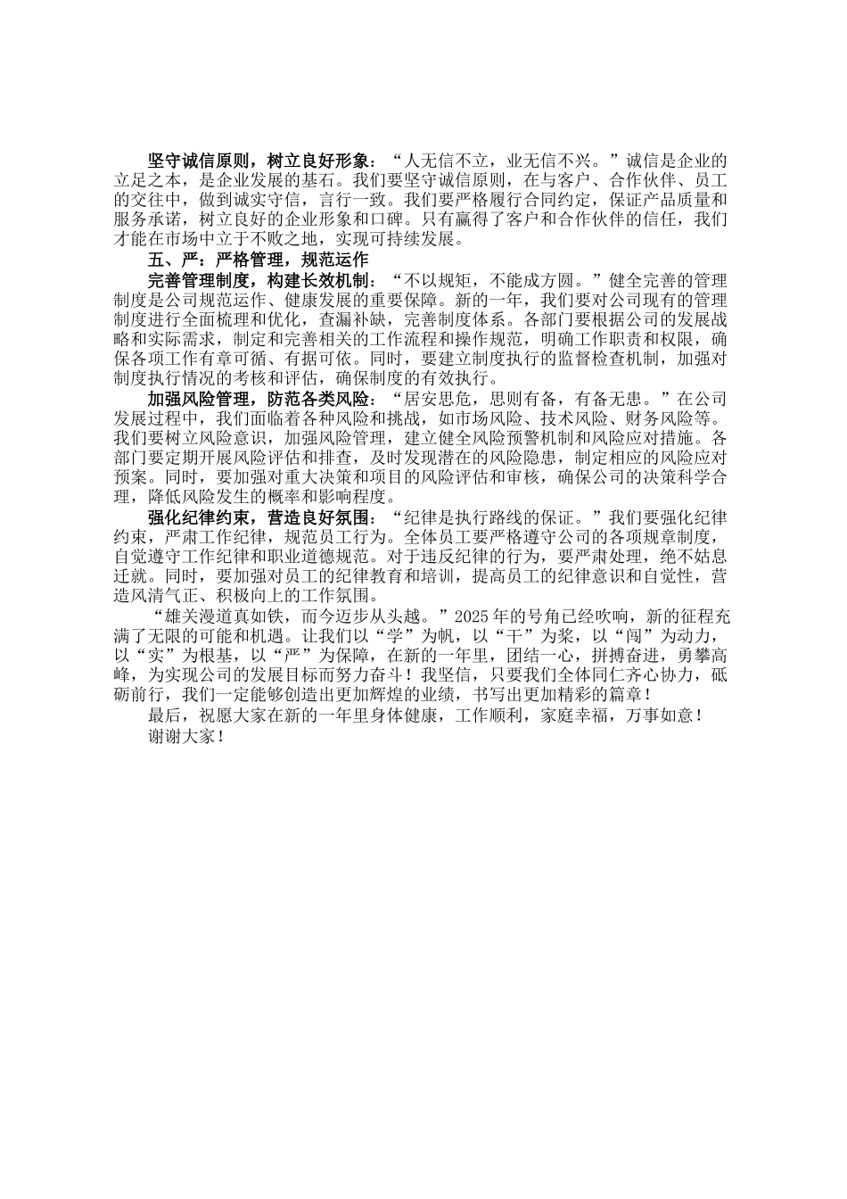主要领导在2025新年工作部署大会上的讲话_第3页