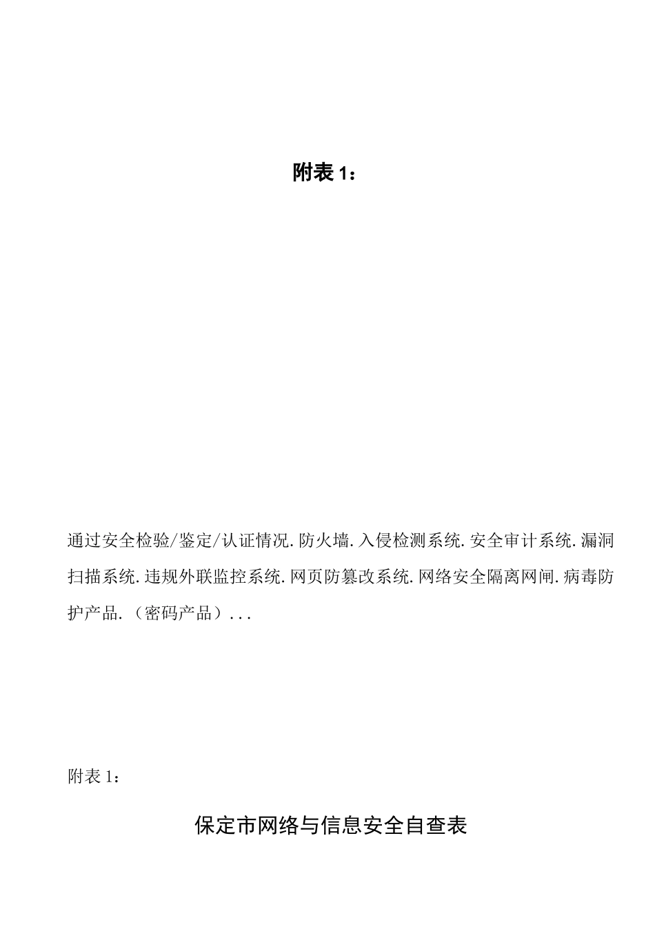 网络与信息安全自查表_第2页