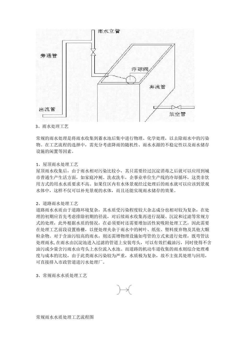 雨水资源收集利用系统及处理技术方案_第3页