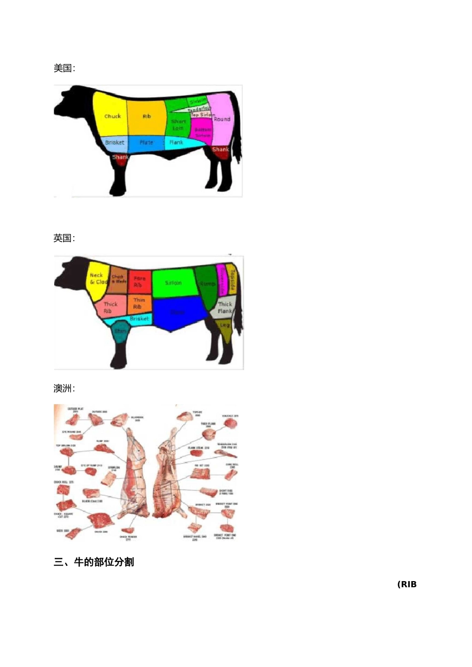 牛肉部位分割法汇总_第2页