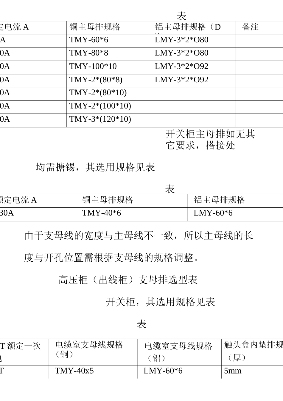 开关柜母排安装工艺规程_第3页
