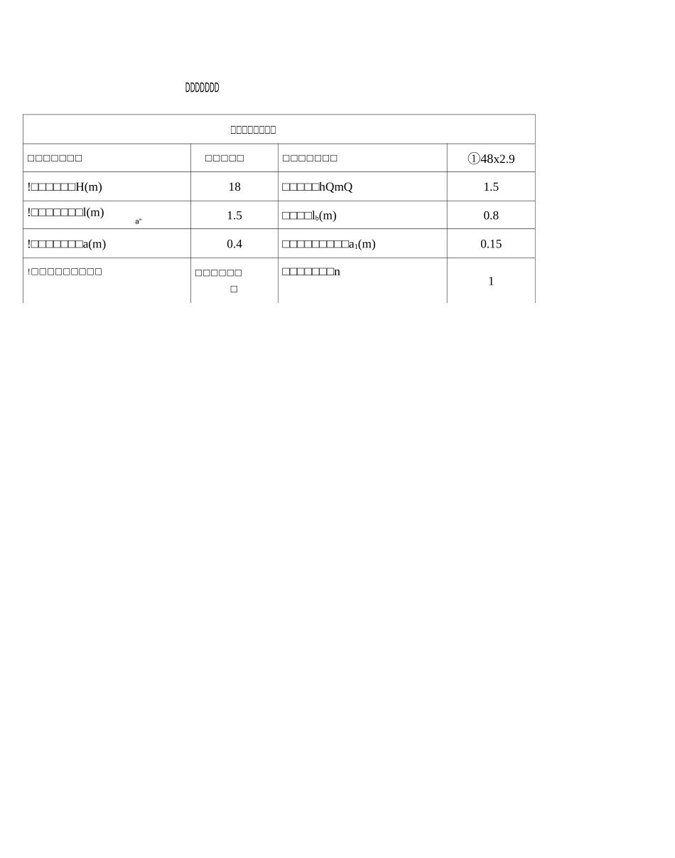常用悬挑脚手架计算书_第2页
