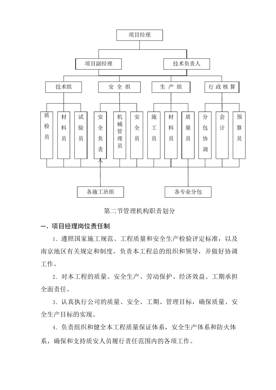 施工组织设计 6-项目管理班子的人员配备、素质及管理经验_第2页