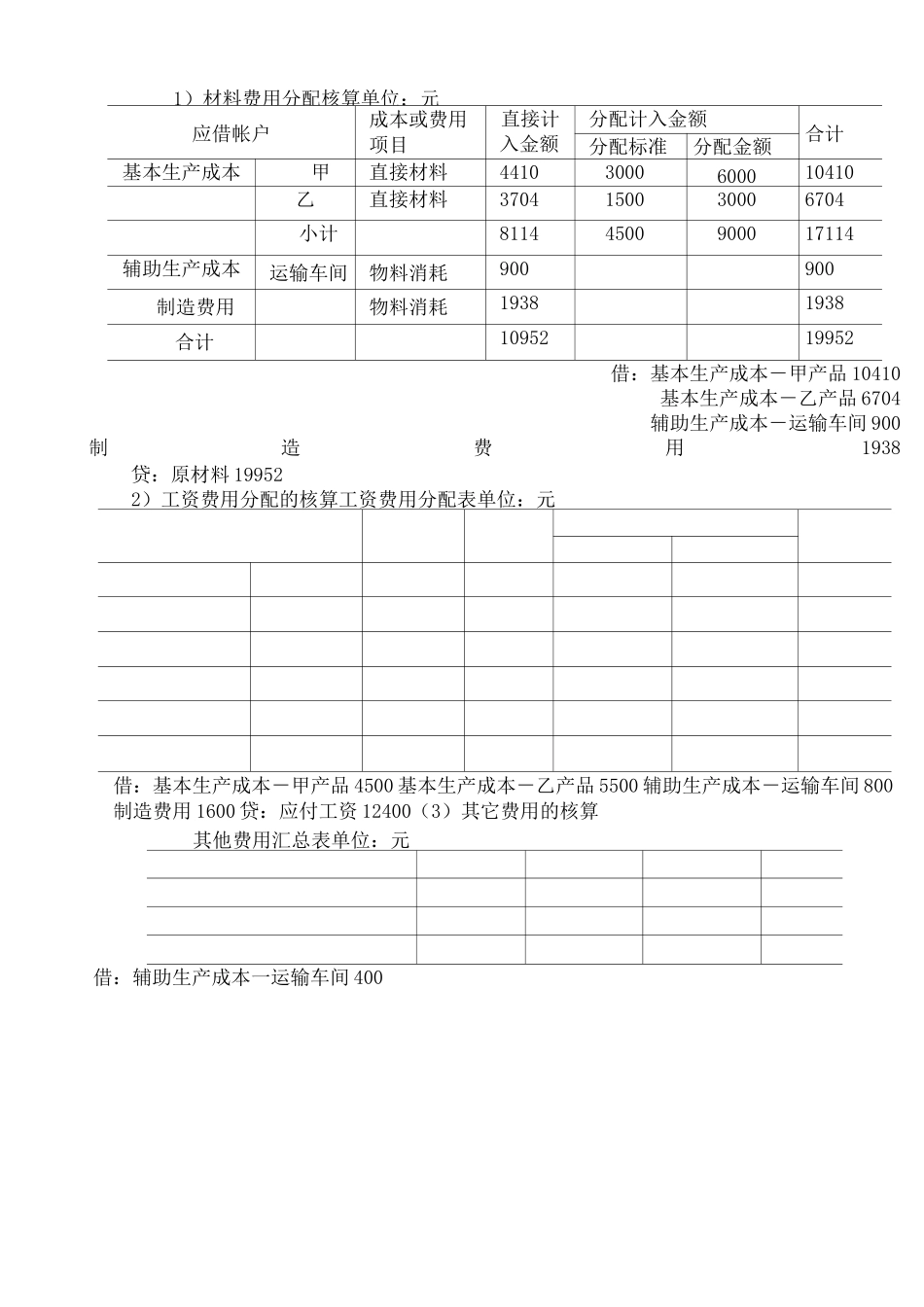 品种法、分批法例题_第2页