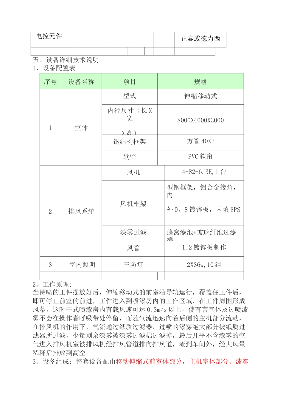 伸缩式喷漆房方案_第3页