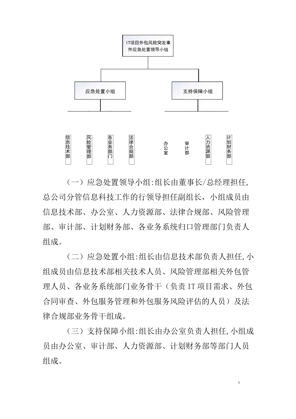 IT项目外包服务商管理应急预案_第3页