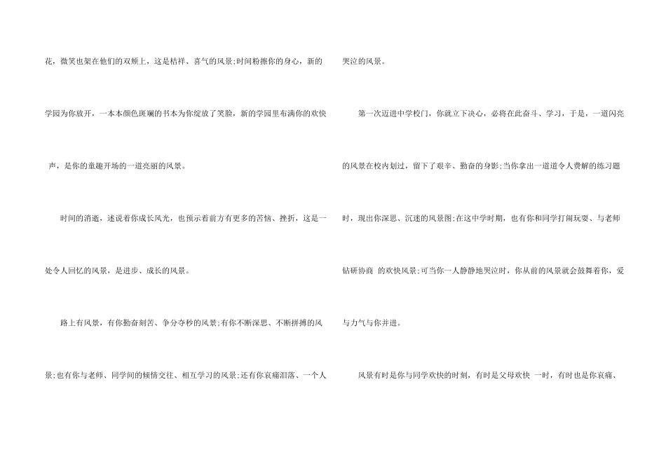 路上的风景记叙文_第2页