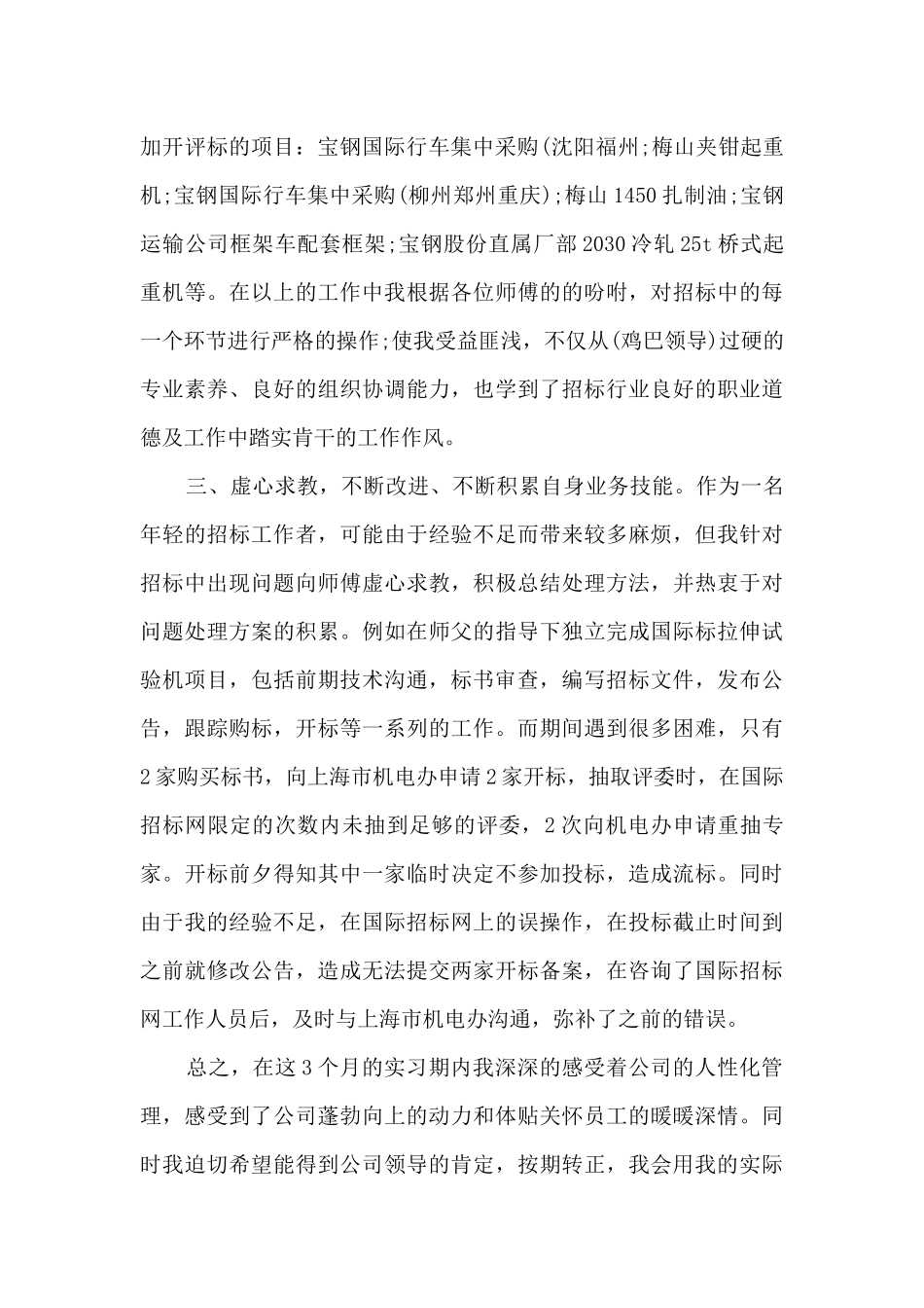 转正工作总结新版_第2页