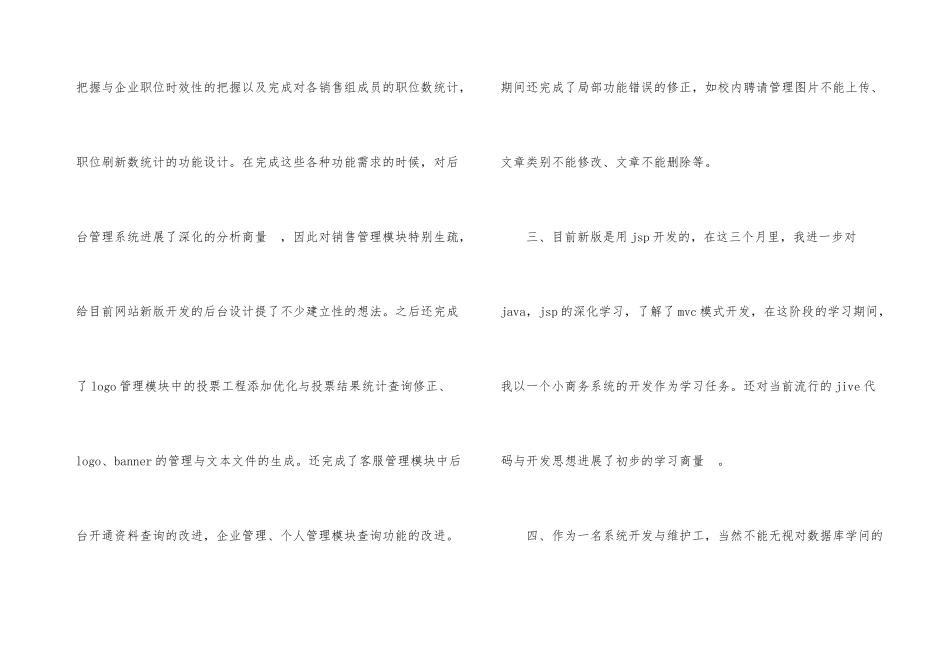 软件公司年度工作总结_第3页