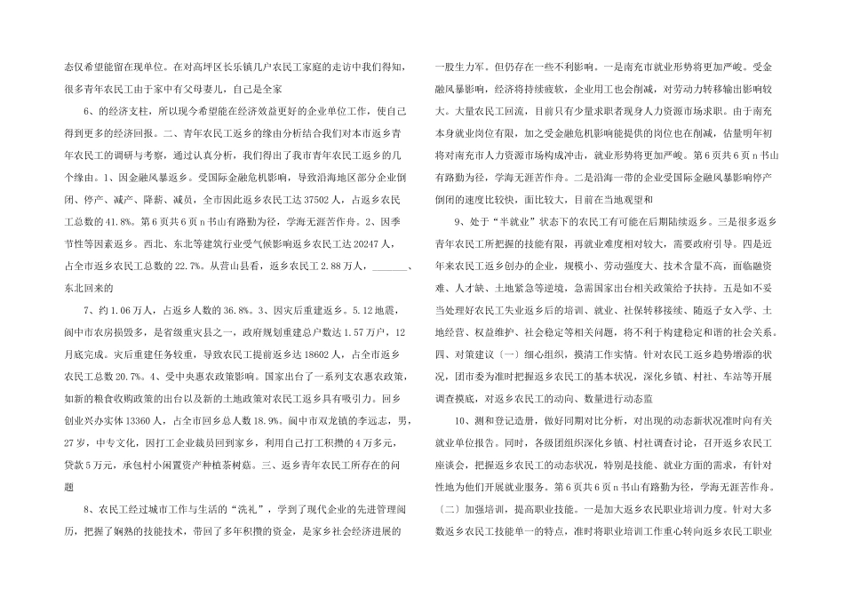 返乡青年农民工调研报告_第2页