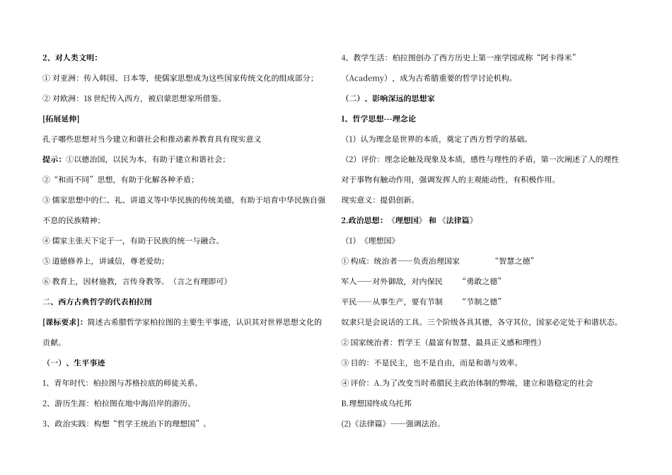 选修四《中外历史人物评说》知识点归纳_第2页
