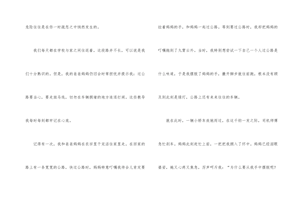 道路交通安全演讲稿简短_第2页