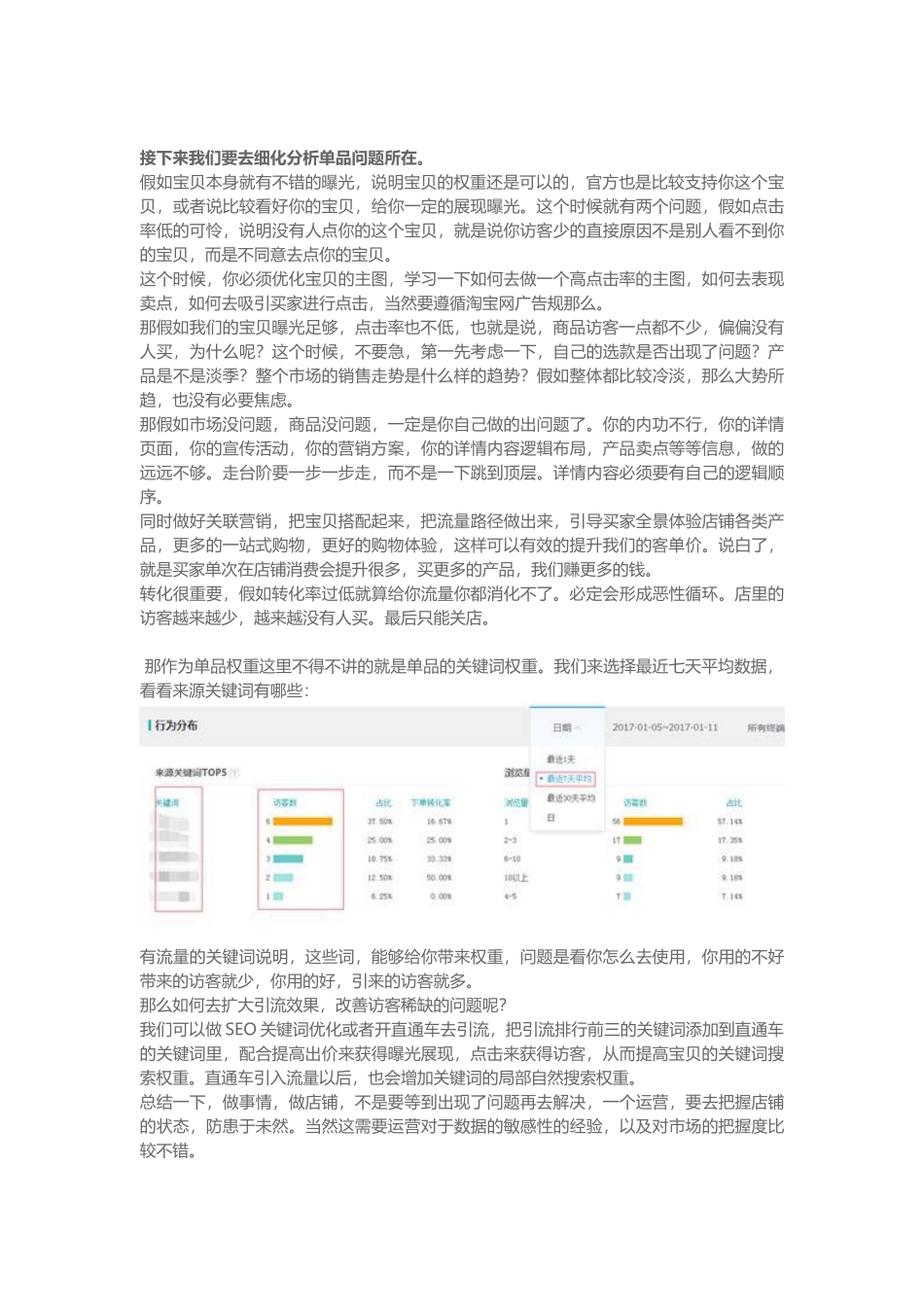 那些大神竟然是这样做店铺诊断的_第2页