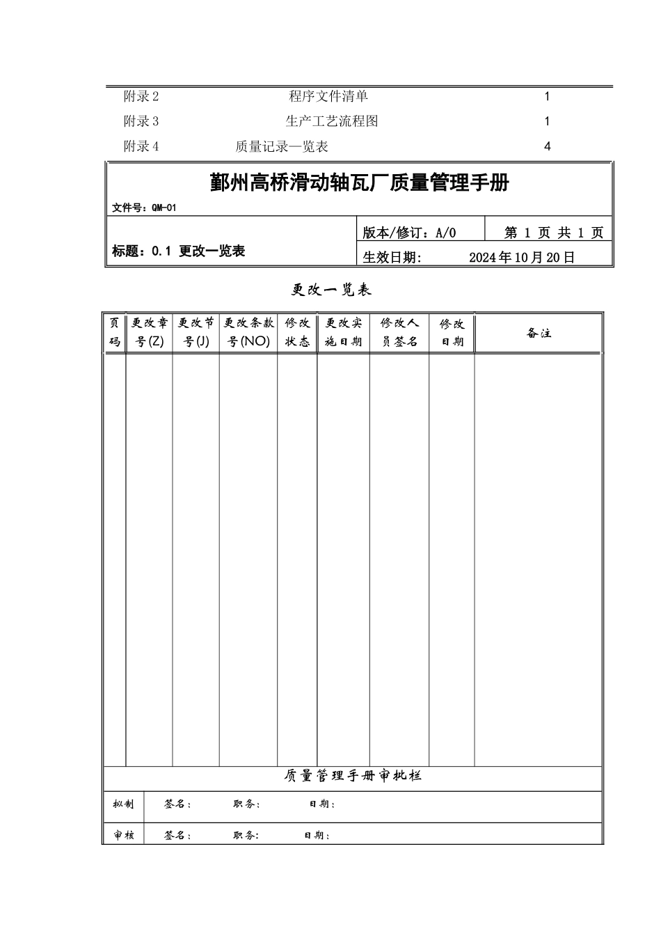 鄞州XX滑动轴瓦厂质量管理手册_第3页