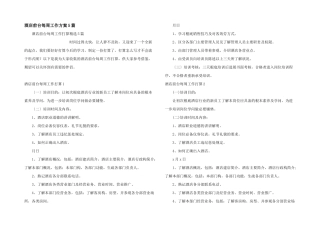 酒店前台每周工作计划5篇