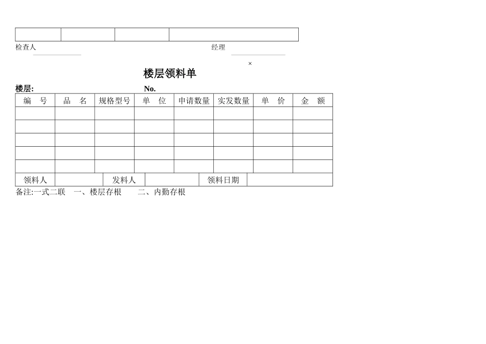 酒店必备表格大全_第3页