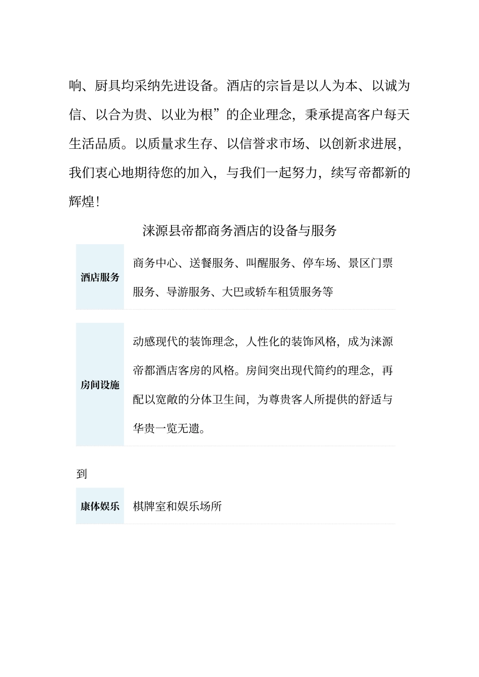 酒店新员工培训方案_第3页