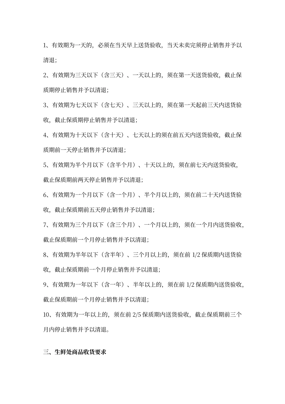 酒店食材收货标准_第2页
