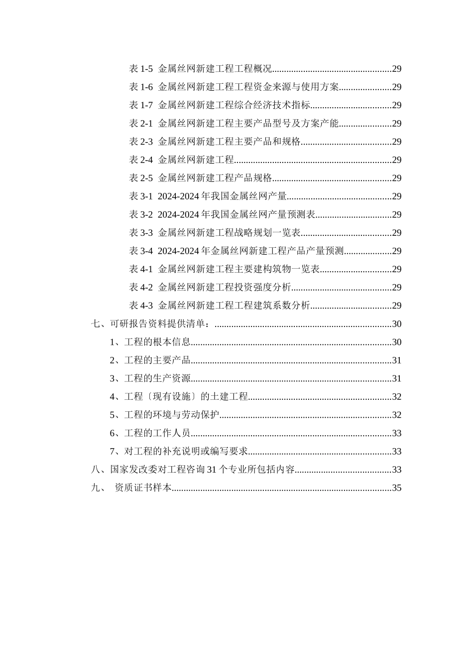 金属丝网项目可行性研究报告_第3页