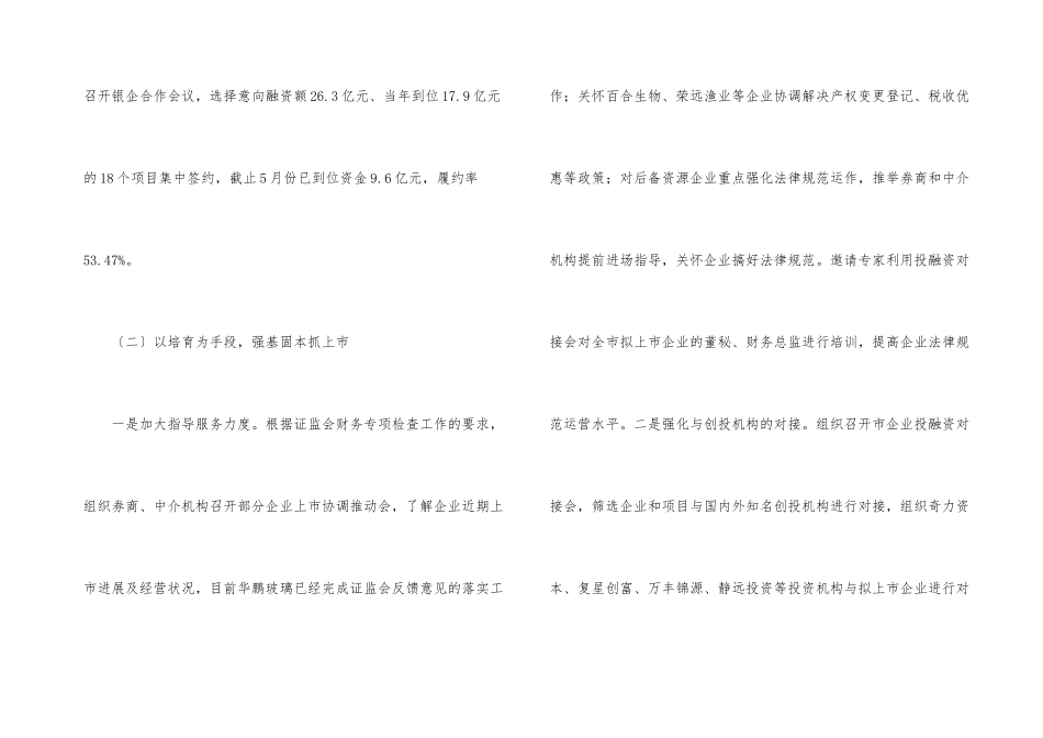 金融办2024年半年工作总结_第3页