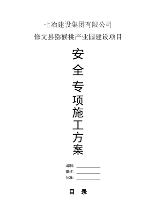 钢结构工程安全专项施工方案